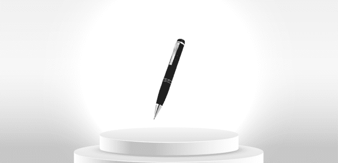 Covert Audio Surveillance recording pen