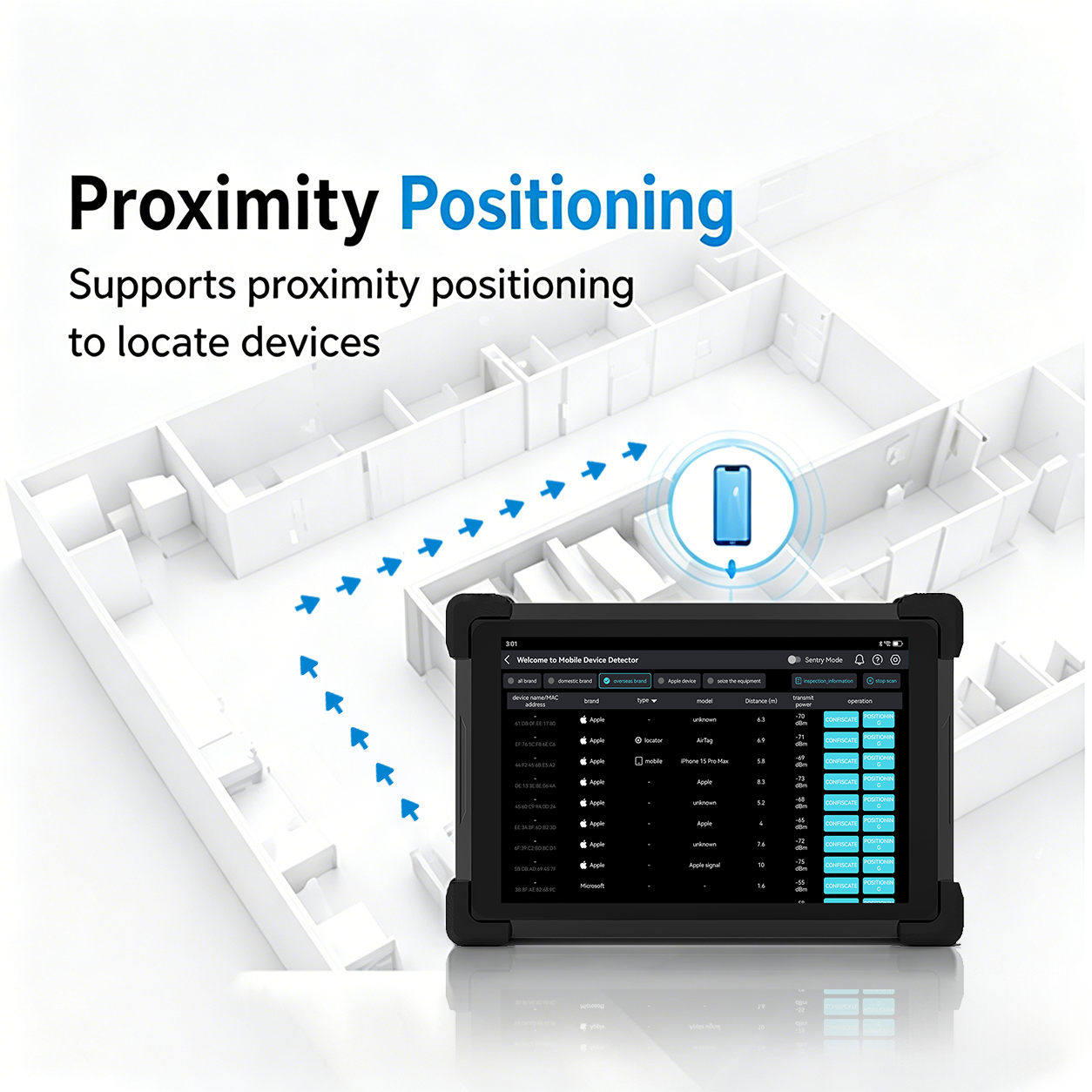 Lisheng HW500 Mobile Device & AirTag Detection System - Image 9