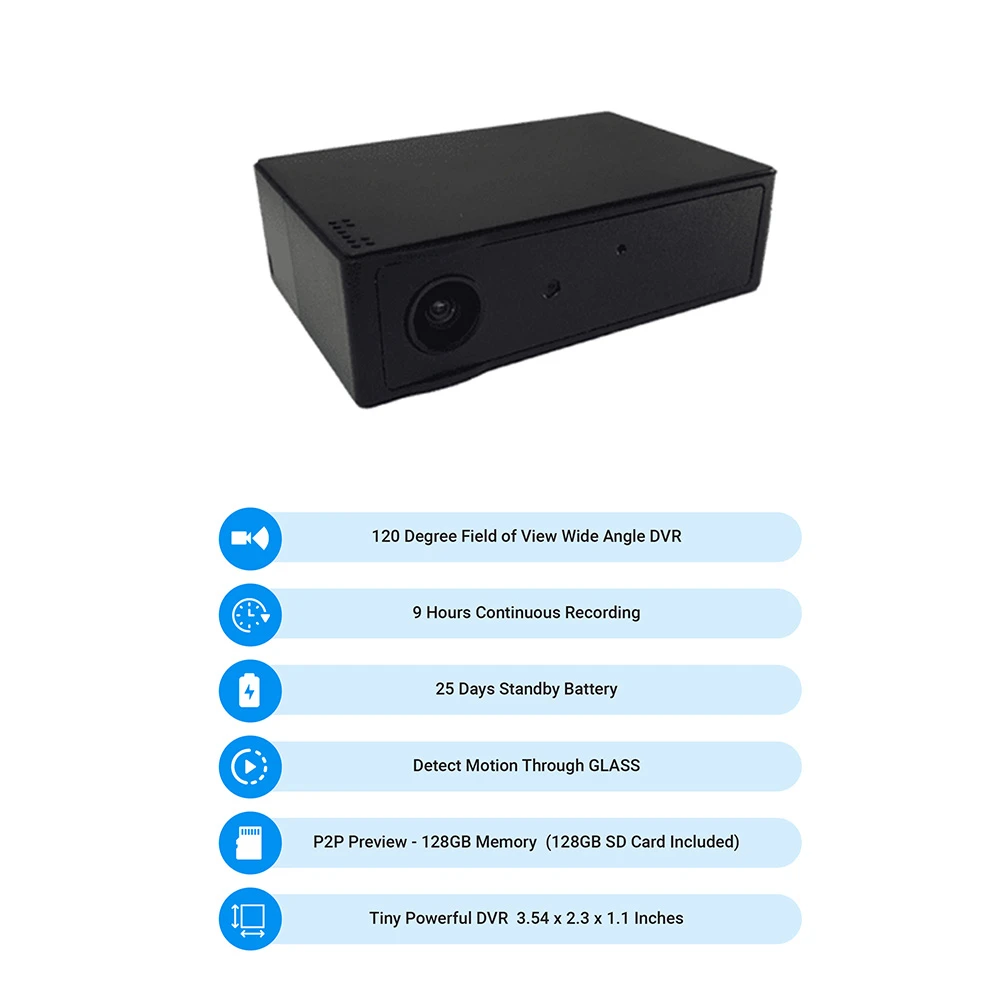 Cam-Vox 120 Wide Angle 1080P 128GB DVR - Image 8