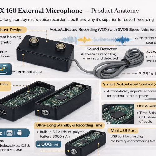 Black VOX 160 External Anatomy 3